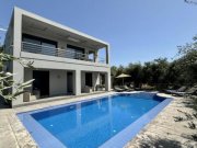 Almyrida Kreta, Almyrida: Moderne Villa mit herrlichem Meerblick und Bergblick zu verkaufen Haus kaufen